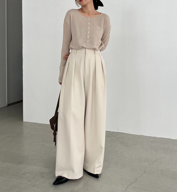  「〈C.L〉シアーヘンリーニット」|ニット・セーター|