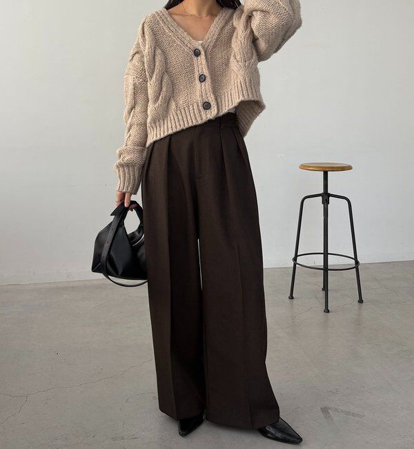  「BIGケーブルカーディガン」|カーディガン|