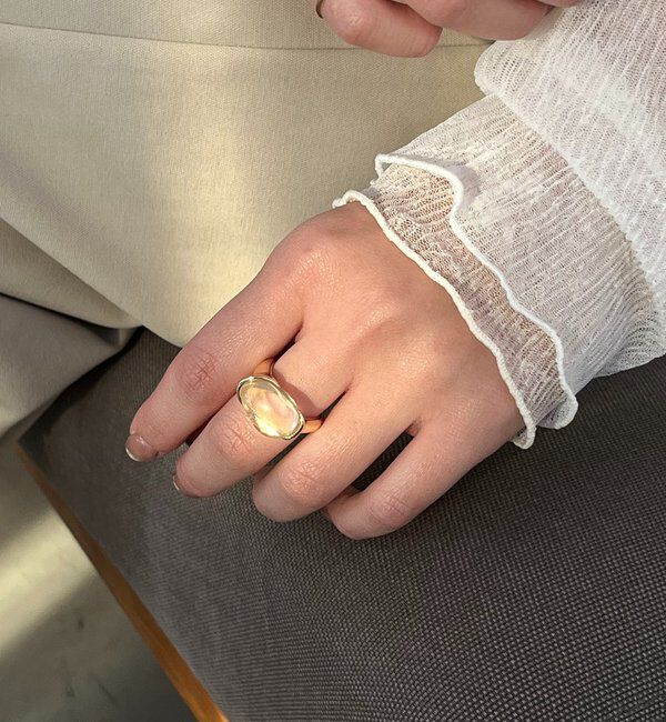  「〈GOLDY/ゴールディ〉ニュアンスクリアリング」|リング|