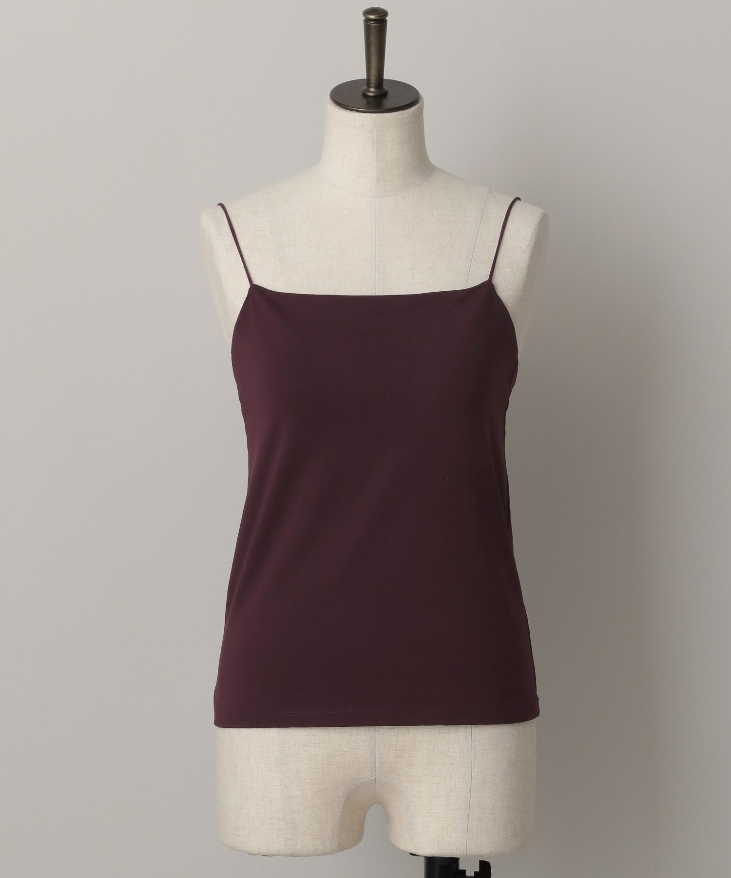 A part by 「カップツキキャミソール」|キャミソール|ボルドー