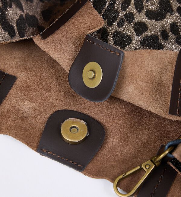 collex「【WEB限定】【AULENTTI/オウレンティ】ポーチ付きトートバッグ　ヒョウ柄」|トートバッグ|