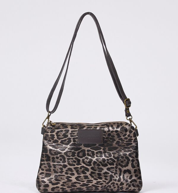 collex「【WEB限定】【AULENTTI/オウレンティ】ポーチ付きトートバッグ　ヒョウ柄」|トートバッグ|