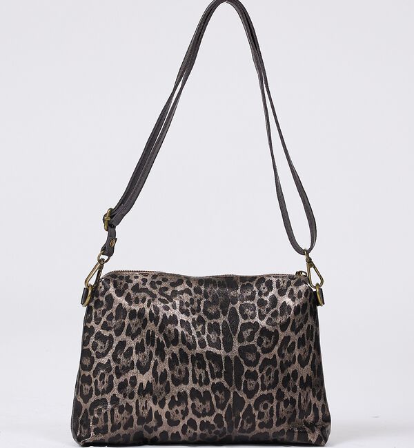 collex「【WEB限定】【AULENTTI/オウレンティ】ポーチ付きトートバッグ　ヒョウ柄」|トートバッグ|