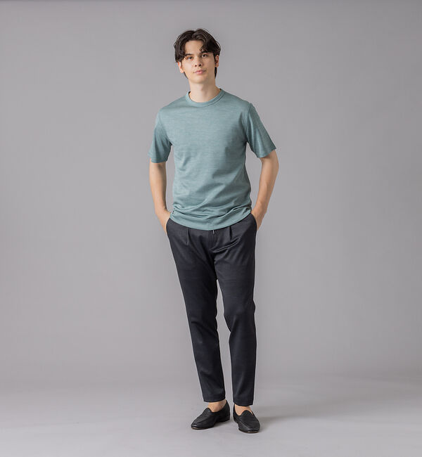 ABAHOUSE「【リバーシブル仕様】抗菌防臭加工 半袖 Tシャツ」|Tシャツ・カットソー|