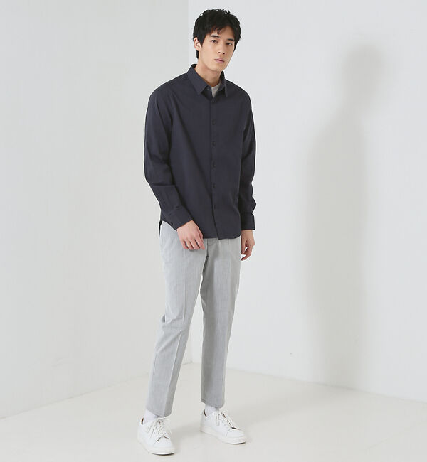 ABAHOUSE「ストレッチ コットン レギュラーカラー シャツ」|シャツ・ブラウス|