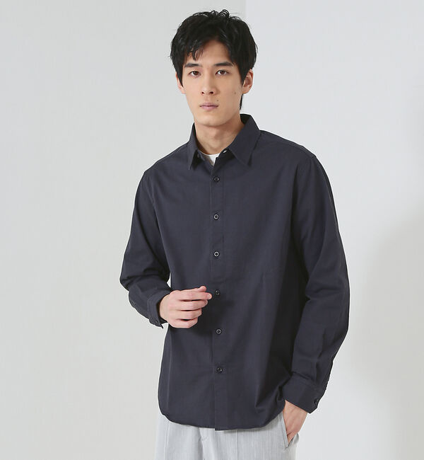 ABAHOUSE「ストレッチ コットン レギュラーカラー シャツ」|シャツ・ブラウス|