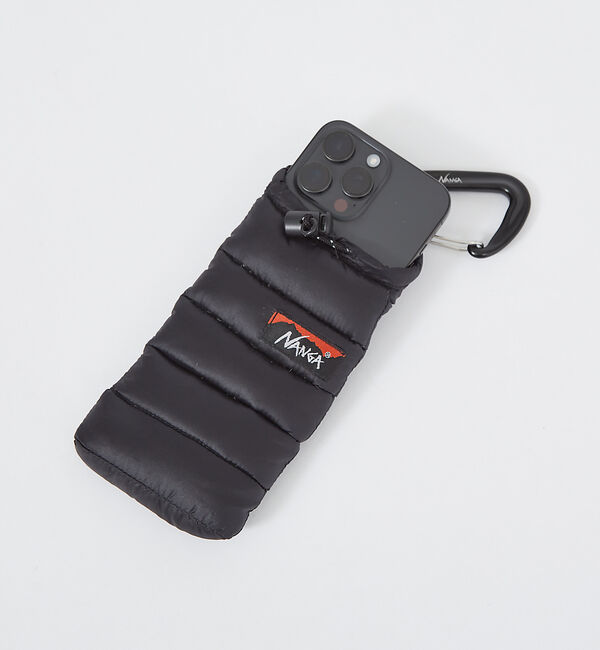 ABAHOUSE「WEB限定【NANGA/ナンガ】Mini sleeping bag phone」|モバイルケース|ブラック