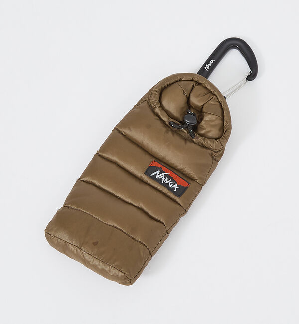 ABAHOUSE「WEB限定【NANGA/ナンガ】Mini sleeping bag phone」|モバイルケース|ダークベージュ