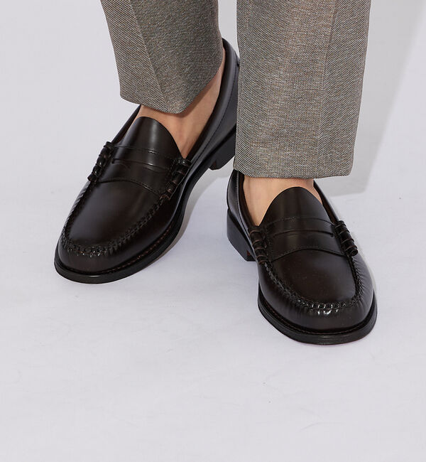 ABAHOUSE「【G.H.BASS】LARSON WEEJUN HERITAGE ペニーローファ」|ローファー|チョコ