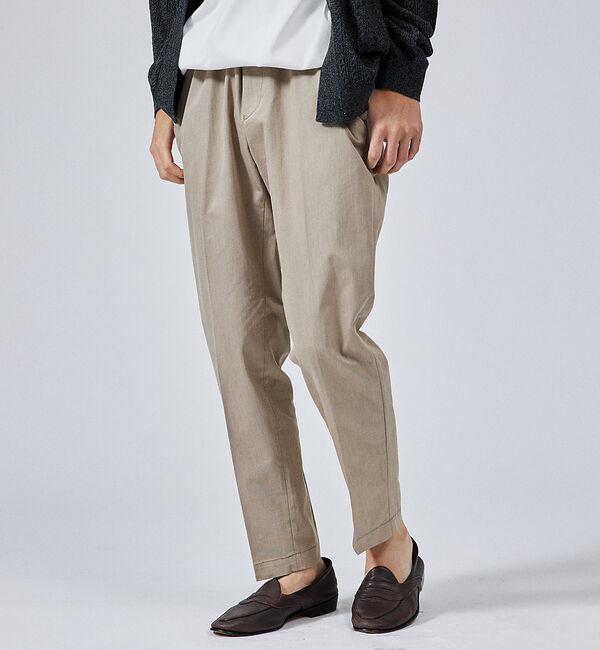 ABAHOUSE「【ノータック】Cool Motion イージーパンツ【多機能素材】」|その他|ベージュ