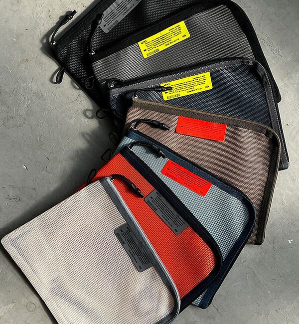 ABAHOUSE「【WEEKEND(ER)/ウィークエンダー】PVC　MESH FLATCASE/」|ポーチ|