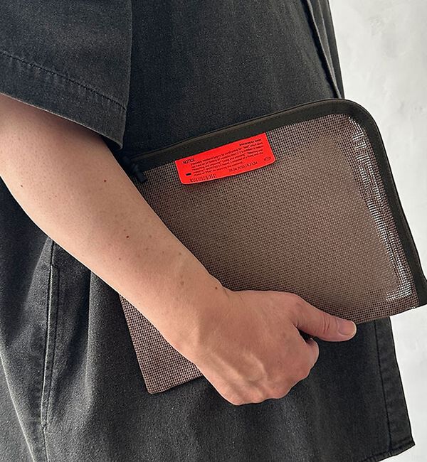 ABAHOUSE「【WEEKEND(ER)/ウィークエンダー】PVC　MESH FLATCASE/」|ポーチ|