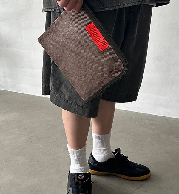 ABAHOUSE「【WEEKEND(ER)/ウィークエンダー】PVC　MESH FLATCASE/」|ポーチ|