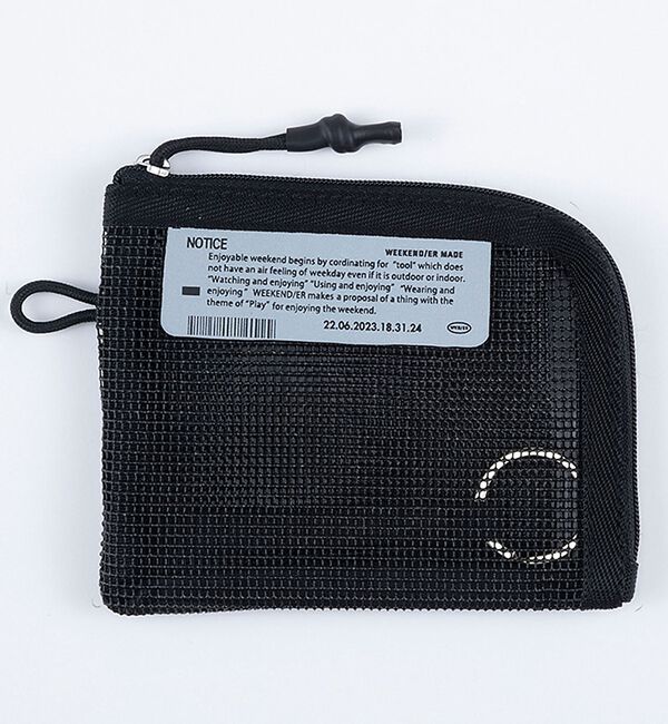 ABAHOUSE「【WEEKEND(ER)/ウィークエンダー】ＰＶＣ MESH MULTICASE」|ポーチ|ブラック