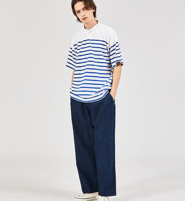 ABAHOUSE「【LEE/リー】 リラックスワイドパンツ FLeeasy/フリージー LM580」|デニム|