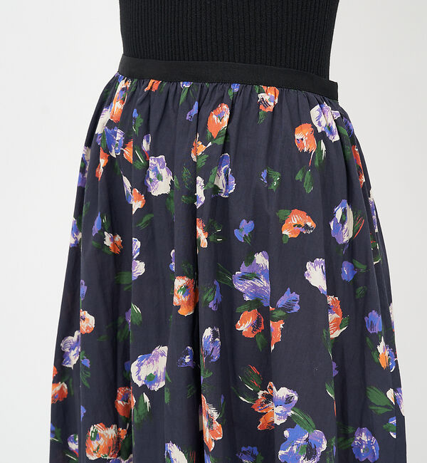 Rouge vif「ドローイングフラワースカート」|スカート|