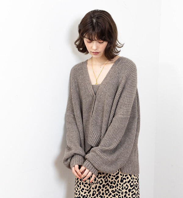 Rouge vif「W混アンサンブルニット」|ニット・セーター|