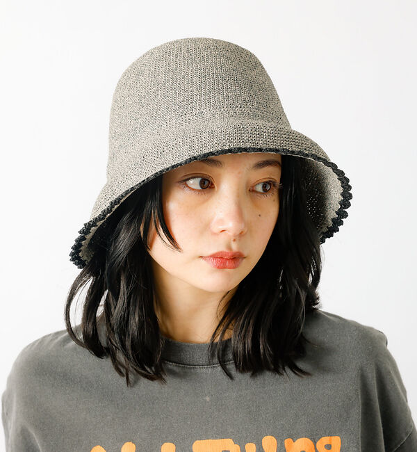 Rouge vif「【Ruben/ルーベン】ウェーブカギアミハット【WEB限定】」|その他|