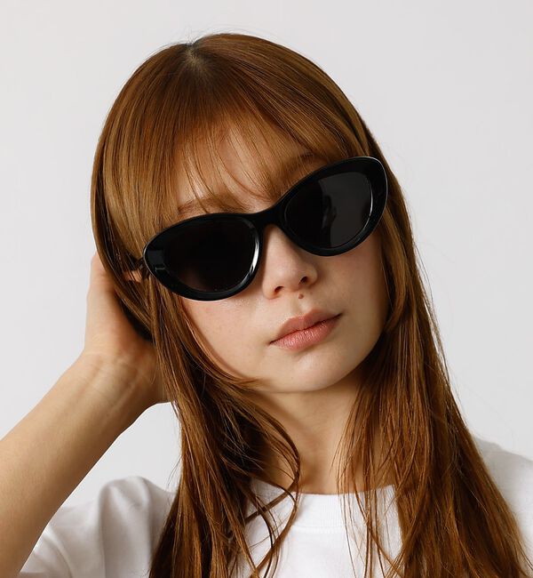 Rouge vif「【NOPUBLIC/ノーパブリック】キャッツアイサングラス/02:03/サングラ」|メガネ|ブラック