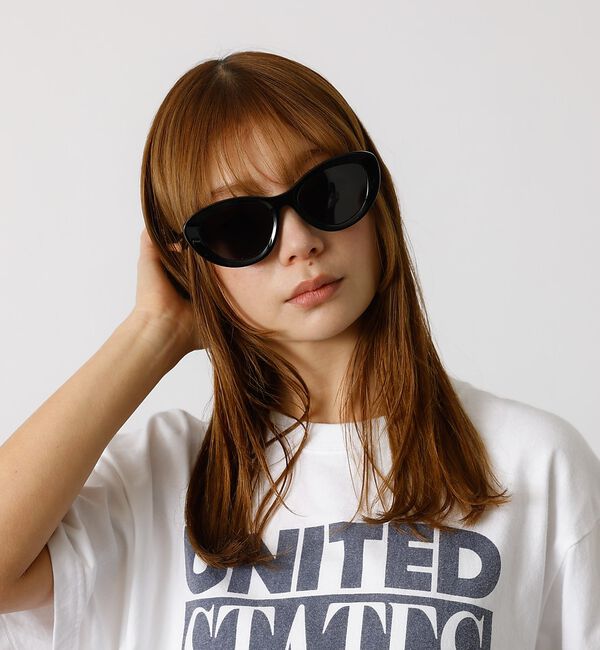 Rouge vif「【NOPUBLIC/ノーパブリック】キャッツアイサングラス/02:03/サングラ」|メガネ|