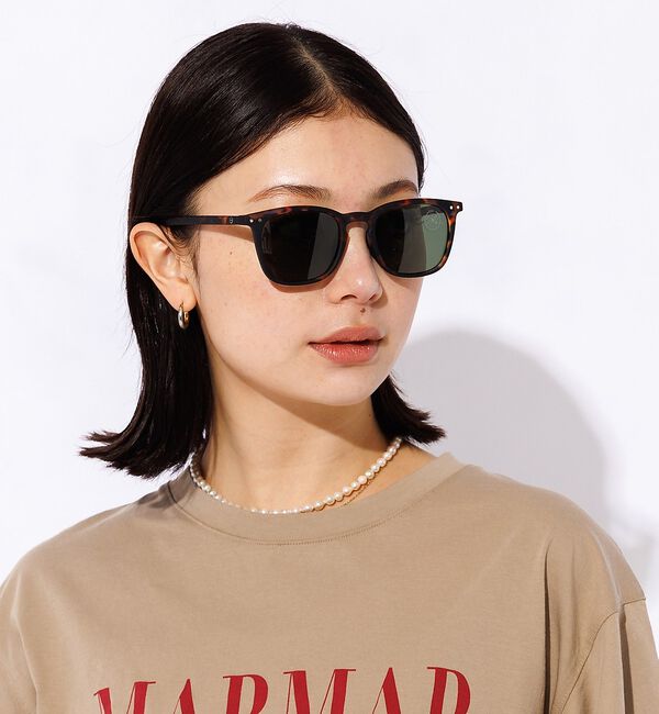 Rouge vif「【IZIPIZI】偏光サングラス / ウェリントン / UVカット / #E【予」|メガネ|