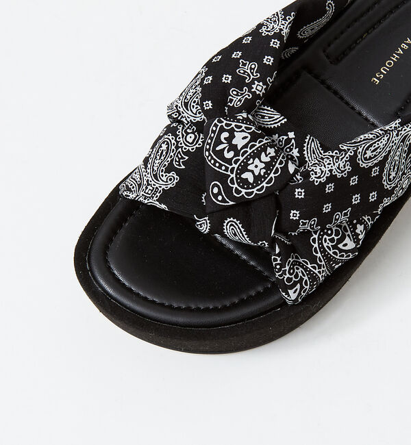 AU BANNISTER「キルティングボリュームソールサンダル」|サンダル|