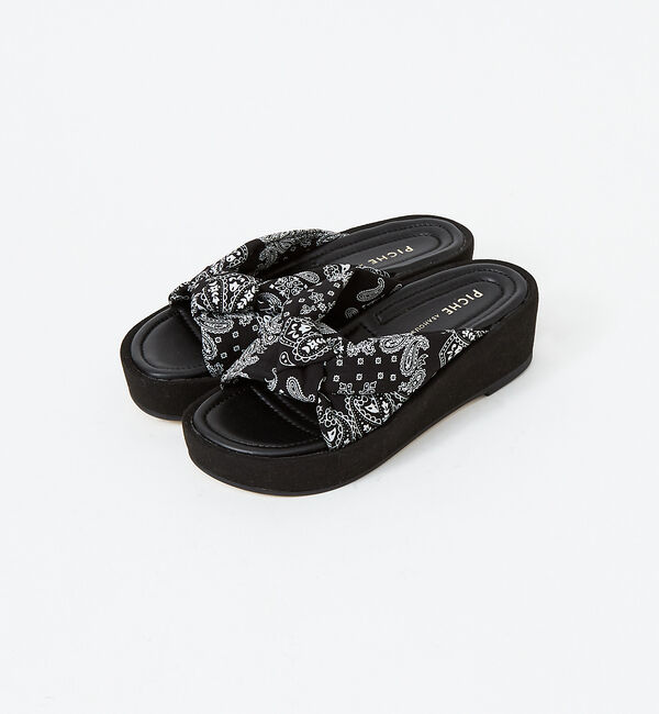 AU BANNISTER「キルティングボリュームソールサンダル」|サンダル|