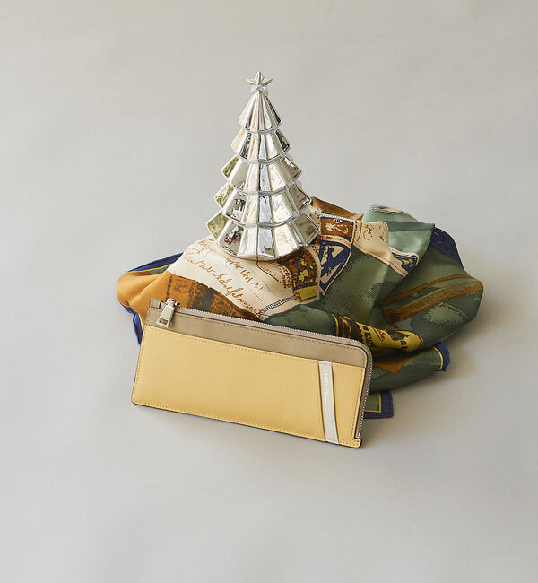 LOWELL things「Reles/配色長財布」|財布|イエロー