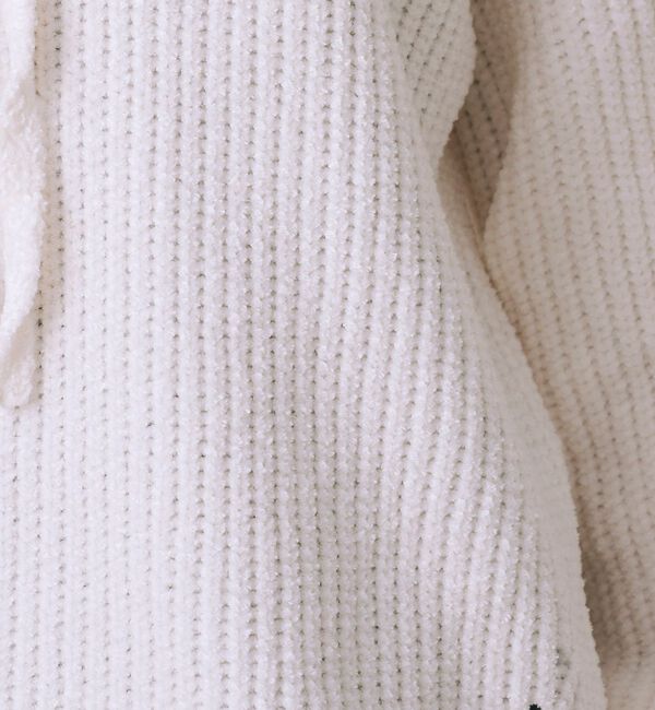 SELFIST「2wayショルダー マシュマロニット」|ニット・セーター|オフホワイト