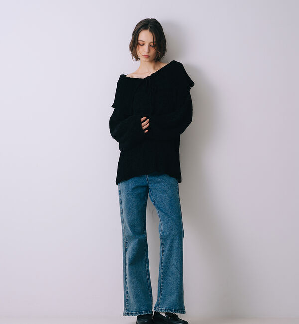 SELFIST「2wayショルダー マシュマロニット」|ニット・セーター|