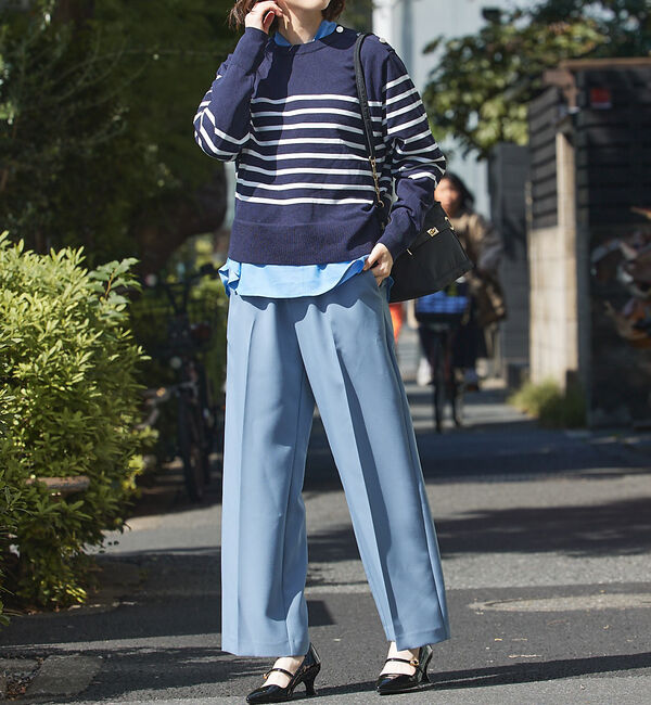 abahouse mavie「NEW！【感嘆】イージーストレートパンツ」|その他|