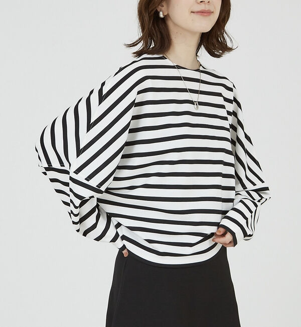 abahouse mavie「ライトダンボールドルマンプルオーバー」|スウェット・ジャージ|ホワイト系その他2