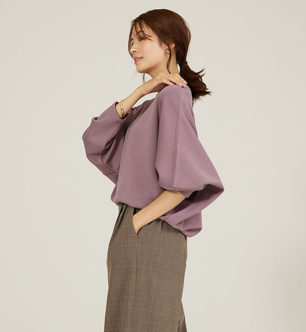 abahouse mavie「ライトダンボールドルマンプルオーバー」|スウェット・ジャージ|