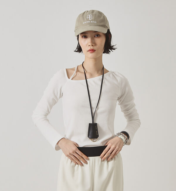 The Store by C' 「【COCUCA】リブアシメジャージー」|Tシャツ・カットソー|