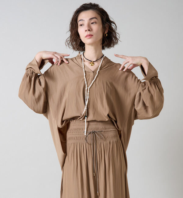 Liesse「ギャザーシャツ」|シャツ・ブラウス|