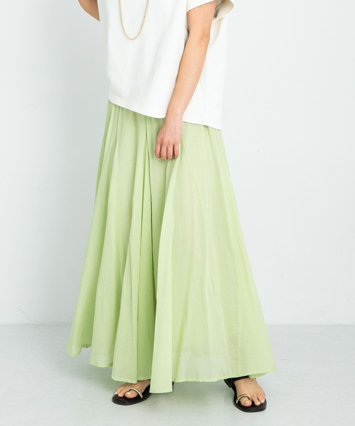 Sonny Label 「エアリーコットンボイルフレアスカート」|スカート|