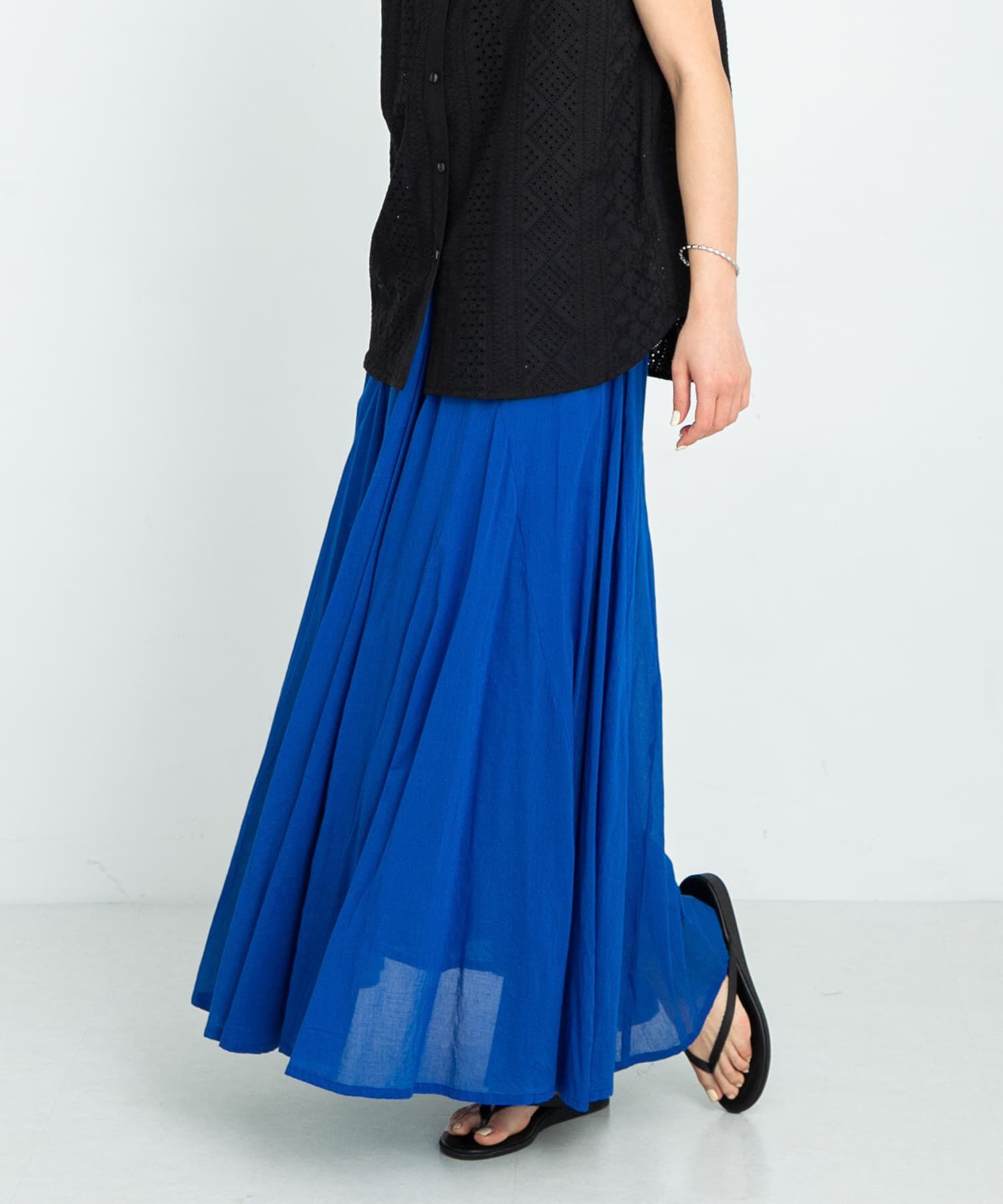 Sonny Label 「エアリーコットンボイルフレアスカート」|スカート|