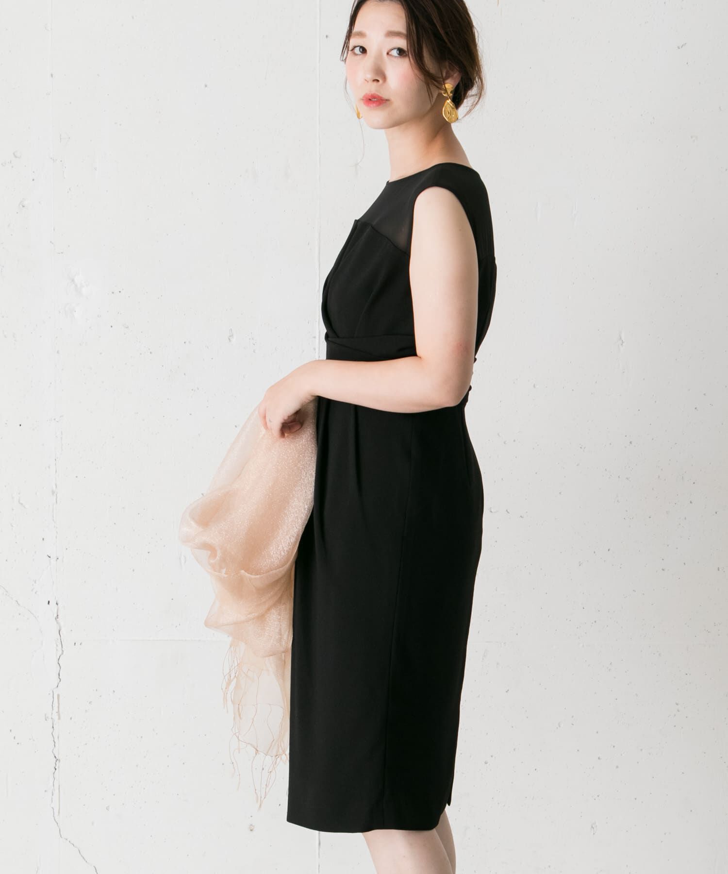 URBAN RESEARCH ROSSO「ラップシアーヨークドレス&there4;」|ワンピース|