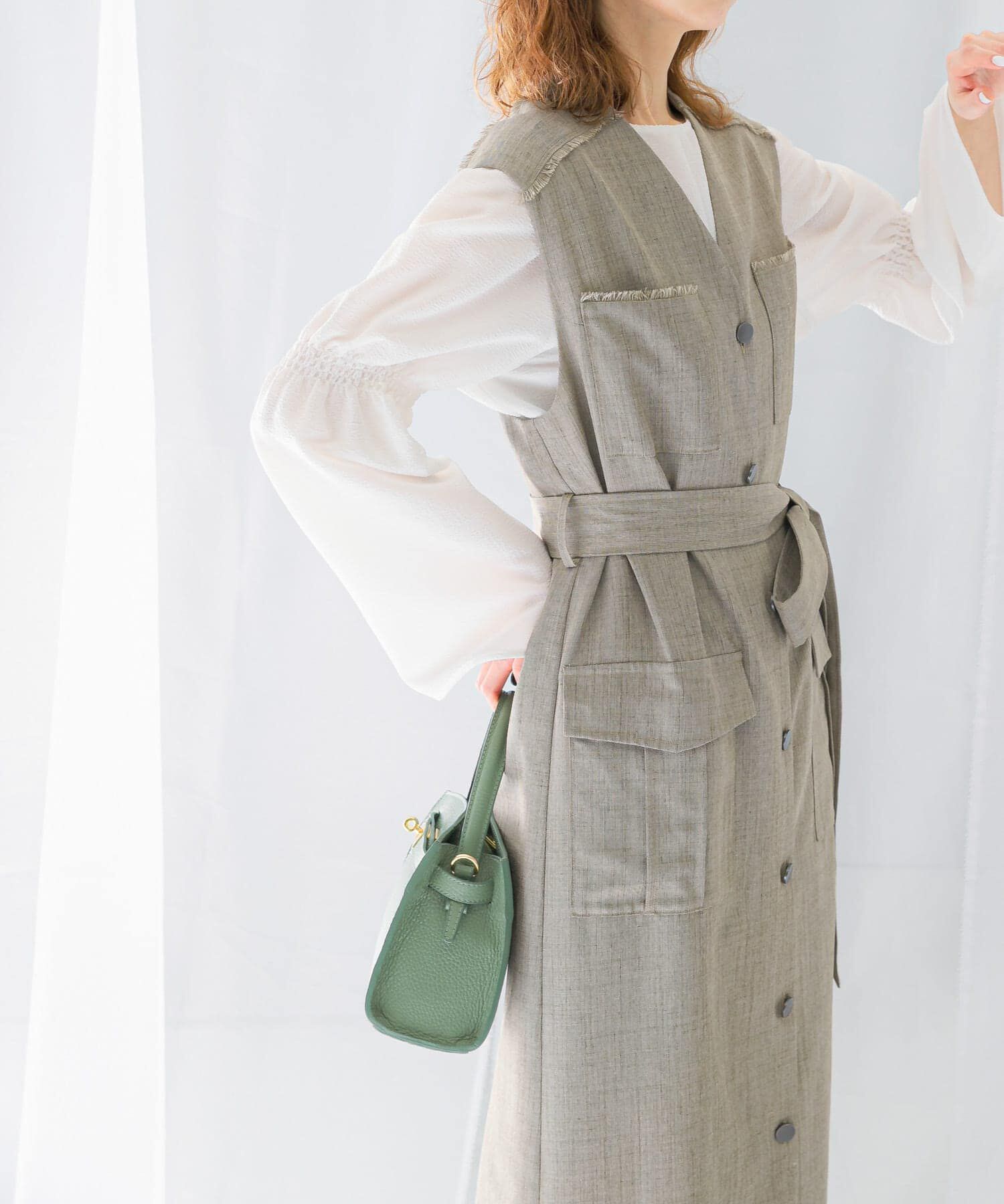 URBAN RESEARCH ROSSO「ポケットデザインレイヤードワンピース」|ワンピース|