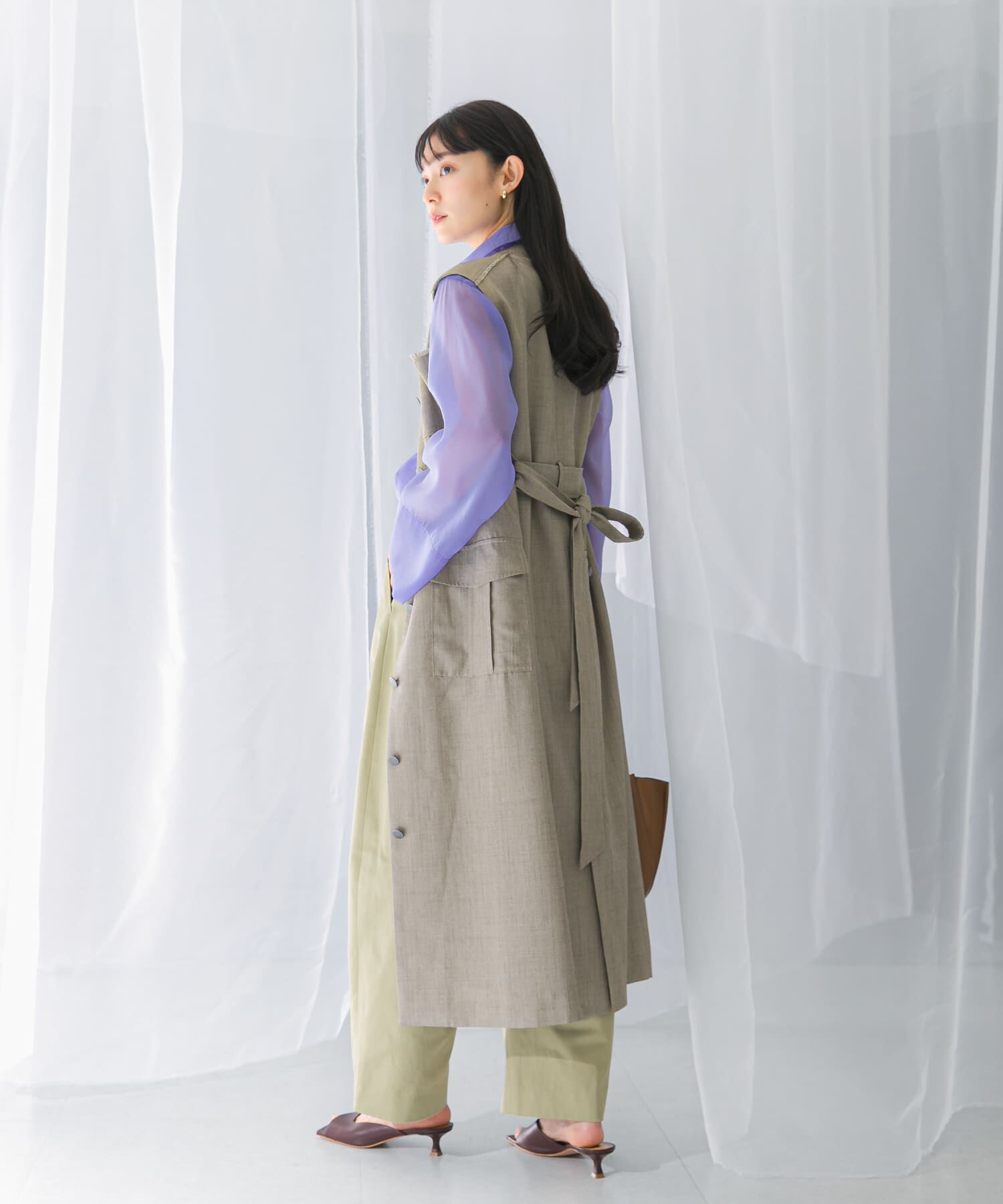 URBAN RESEARCH ROSSO「ポケットデザインレイヤードワンピース」|ワンピース|