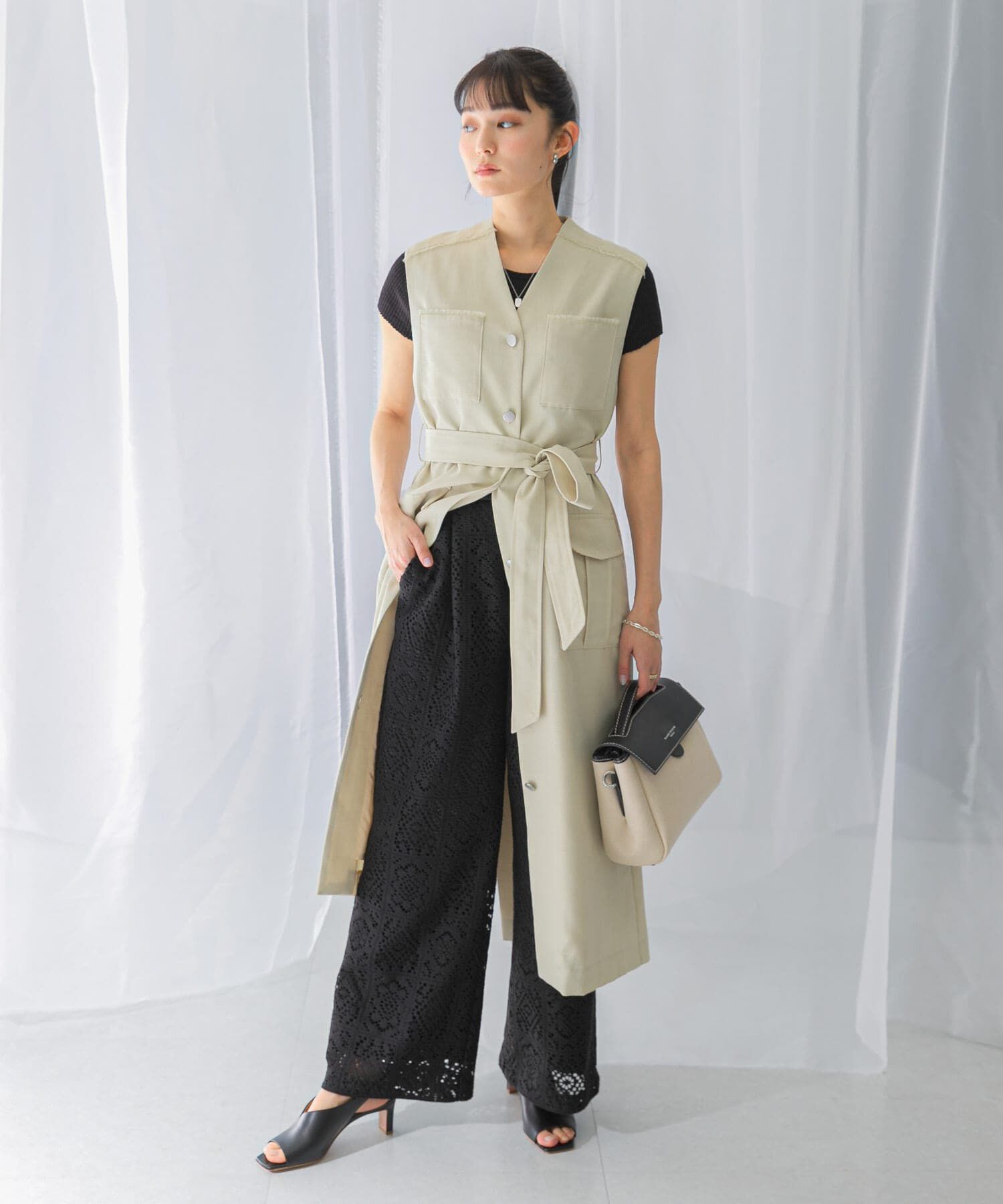 URBAN RESEARCH ROSSO「ポケットデザインレイヤードワンピース」|ワンピース|