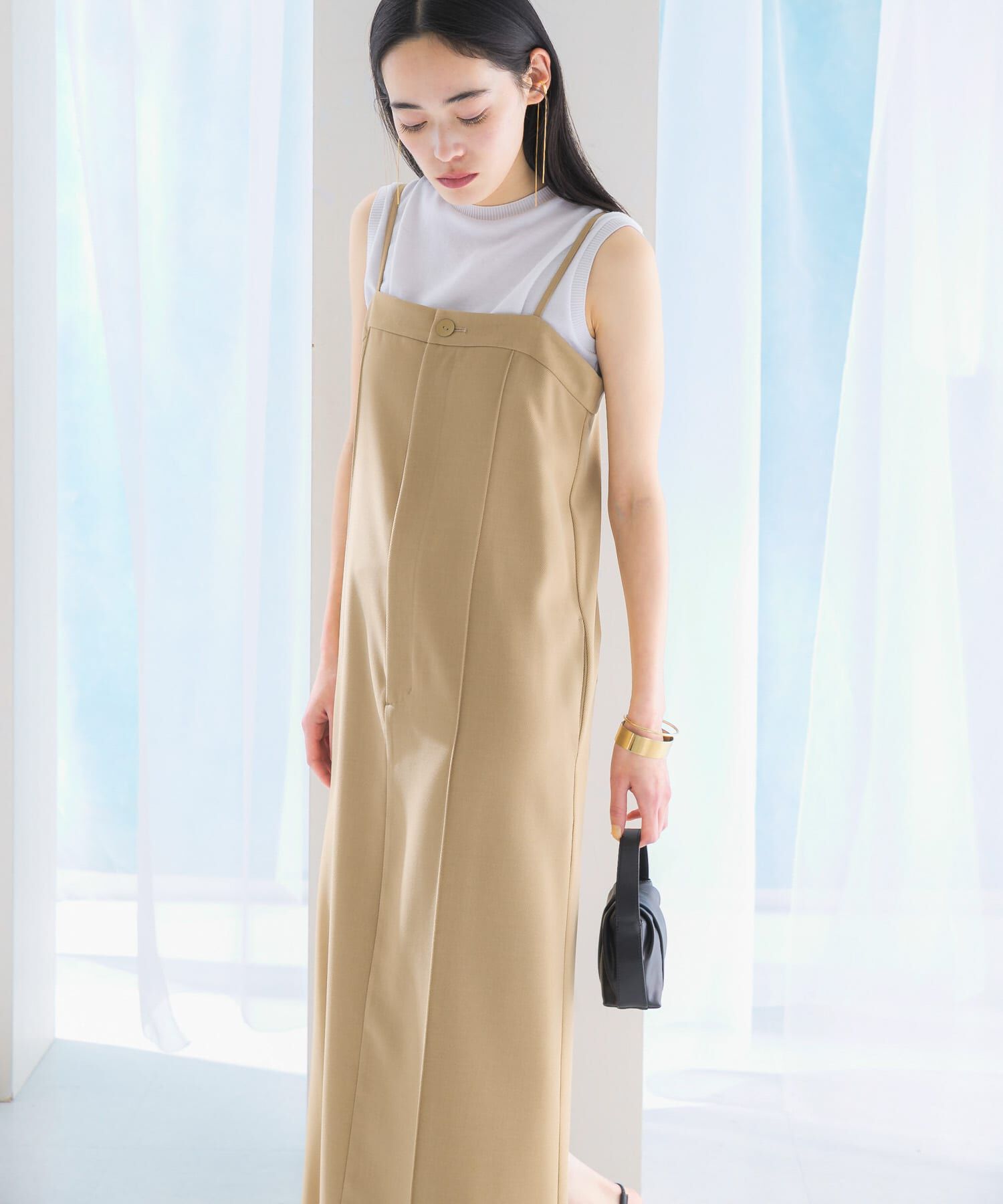 URBAN RESEARCH ROSSO「ストレートベアキャミワンピース」|ワンピース|