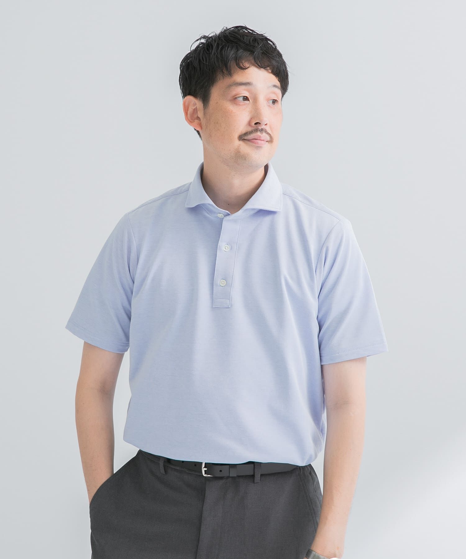 URBAN RESEARCH DOORS「『ｲｰｼﾞｰｹｱ/吸水速乾』LIFE STYLE TAILOR ｱﾙﾃｨﾏｾﾐﾜｲﾄﾞ半袖ﾌ」|シャツ・ブラウス|