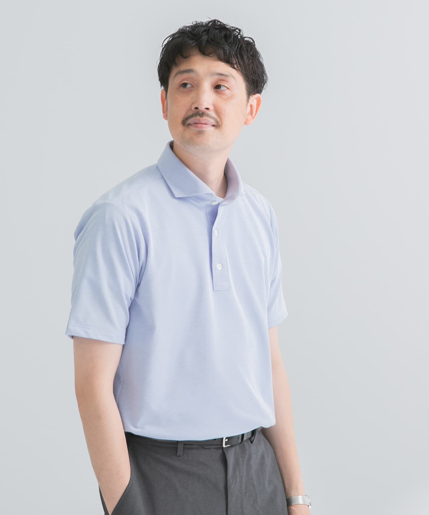 URBAN RESEARCH DOORS「『ｲｰｼﾞｰｹｱ/吸水速乾』LIFE STYLE TAILOR ｱﾙﾃｨﾏｾﾐﾜｲﾄﾞ半袖ﾌ」|シャツ・ブラウス|