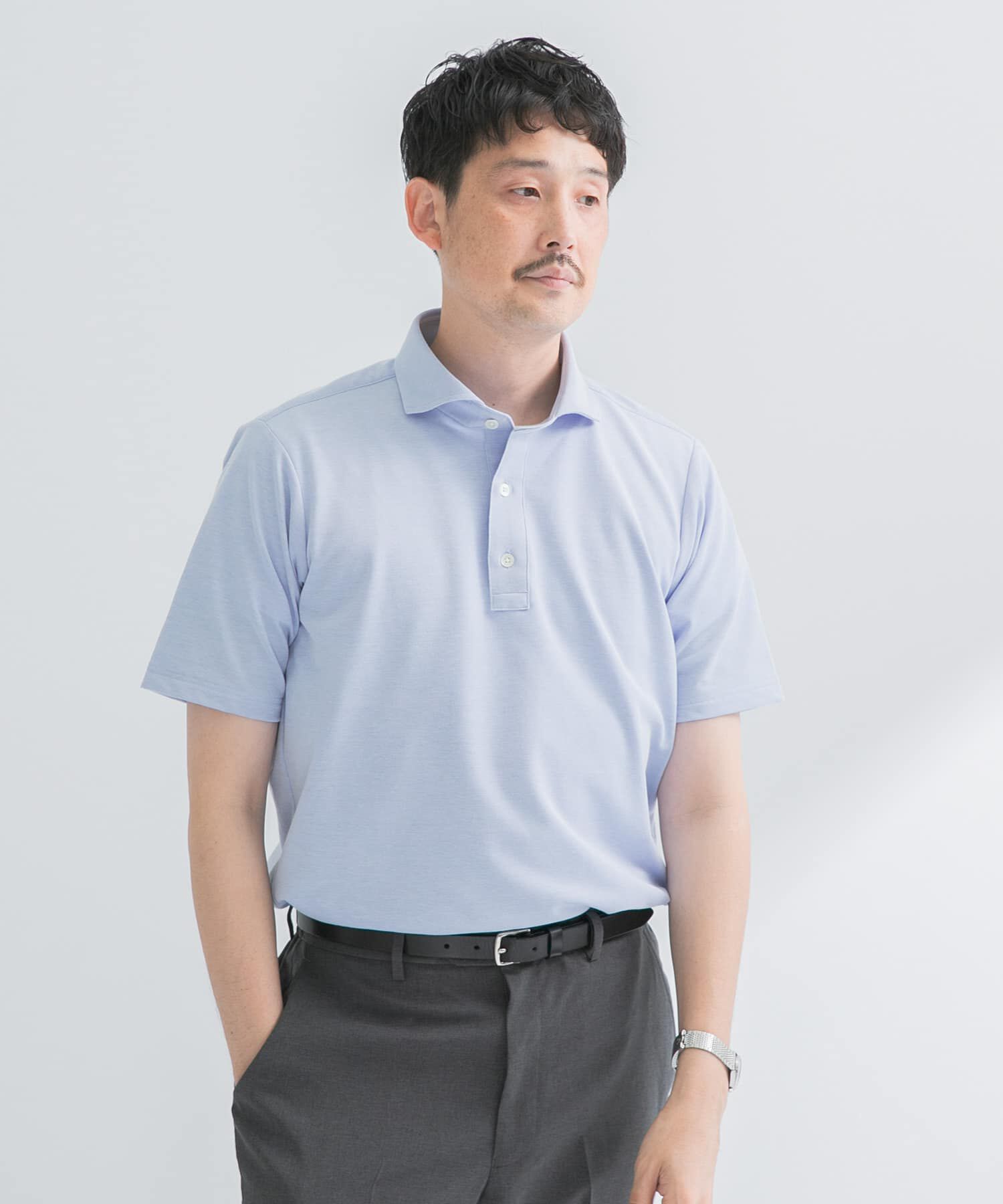 URBAN RESEARCH DOORS「『ｲｰｼﾞｰｹｱ/吸水速乾』LIFE STYLE TAILOR ｱﾙﾃｨﾏｾﾐﾜｲﾄﾞ半袖ﾌ」|シャツ・ブラウス|