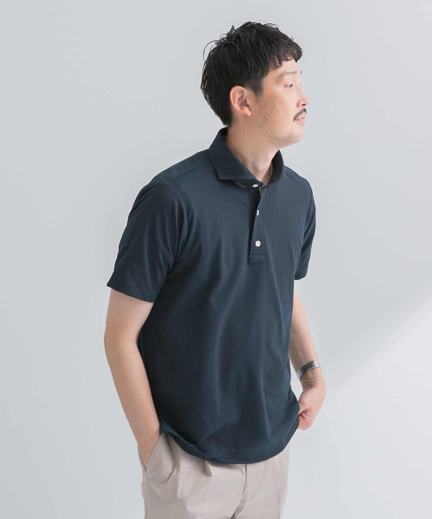 URBAN RESEARCH DOORS「『ｲｰｼﾞｰｹｱ/吸水速乾』LIFE STYLE TAILOR ｱﾙﾃｨﾏｾﾐﾜｲﾄﾞ半袖ﾌ」|シャツ・ブラウス|