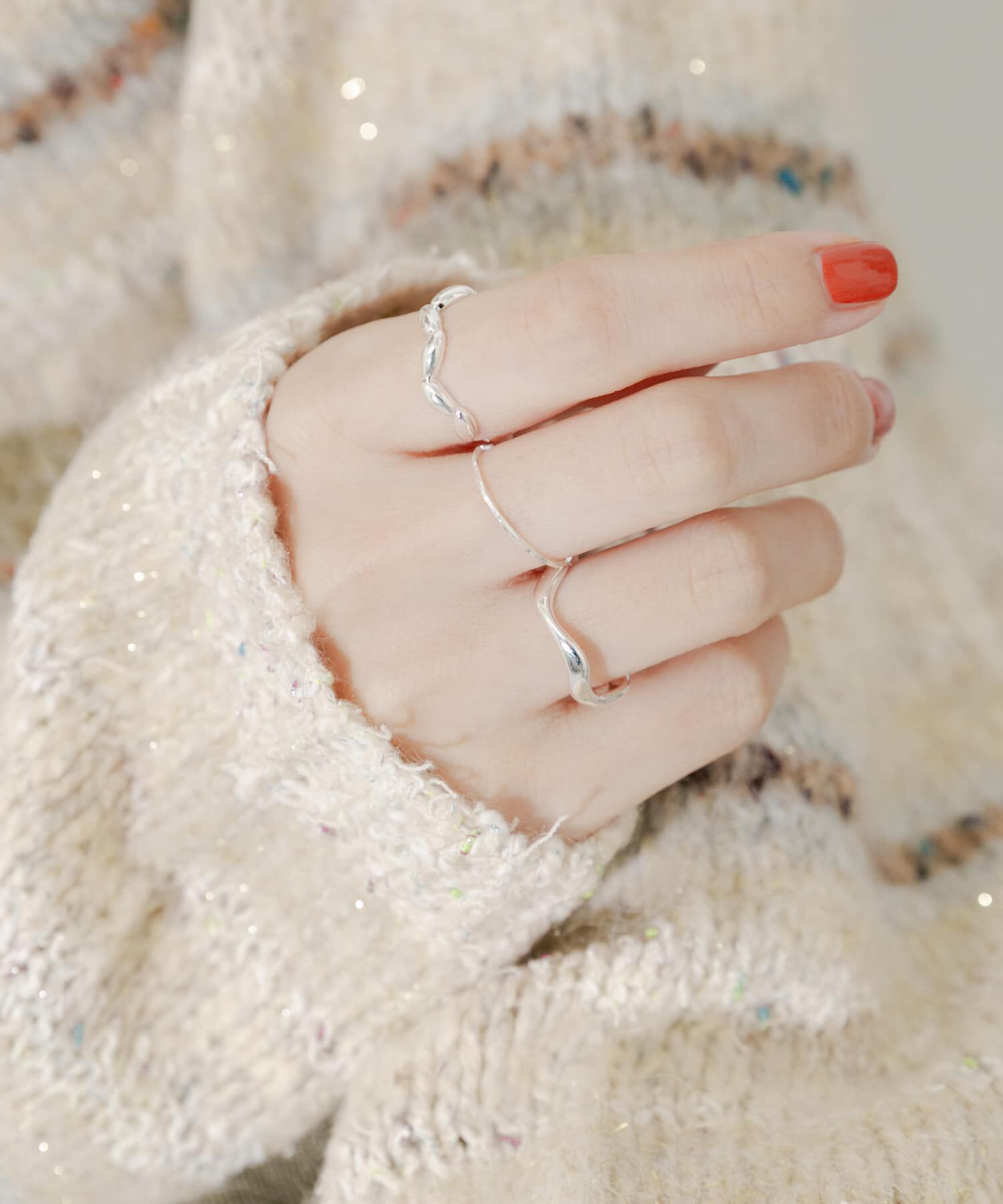 SMELLY「3セットリング」|リング|シルバー