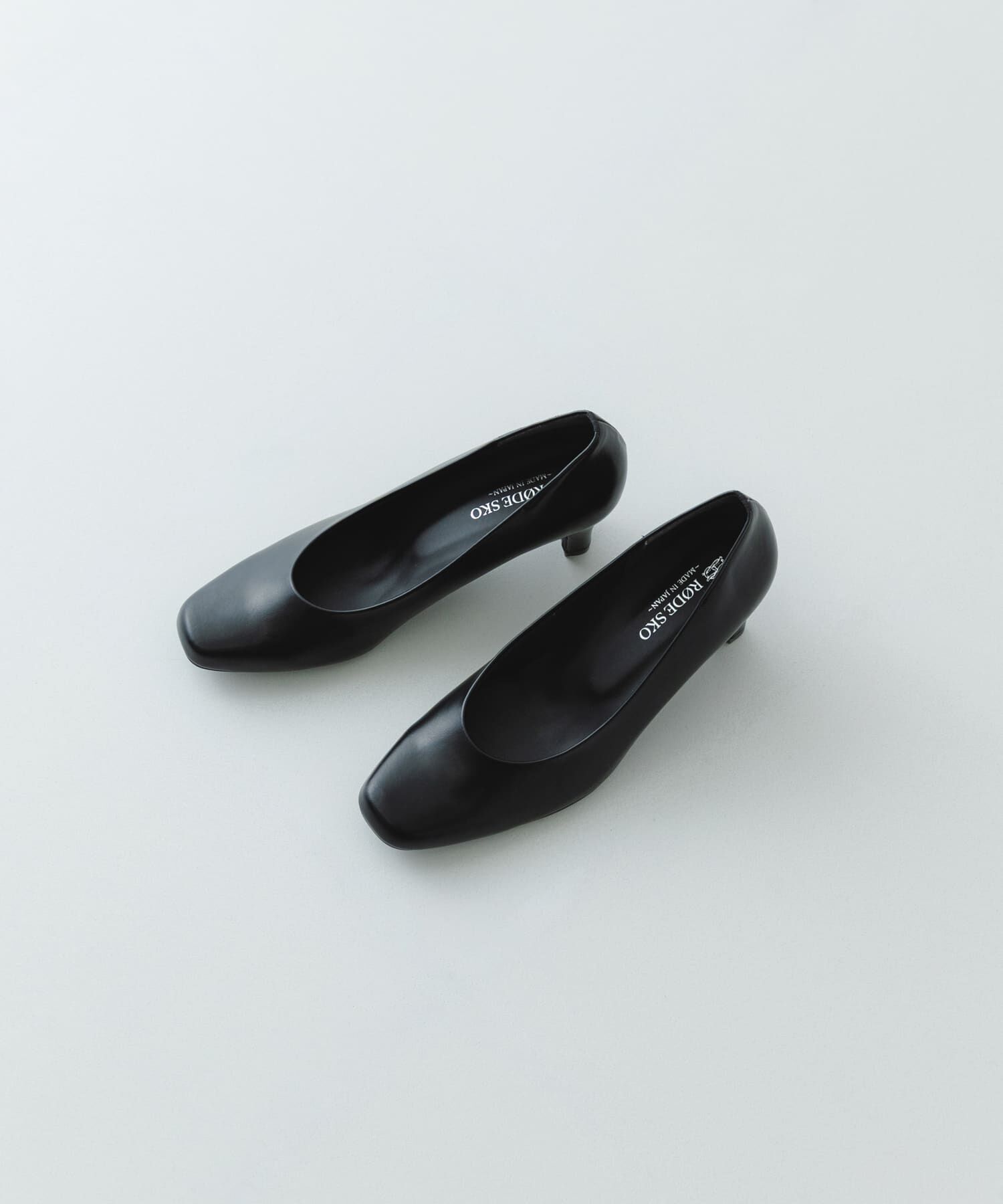 RODE SKO「『MADE IN JAPAN』シンプルヒールパンプス」|パンプス|ブラック