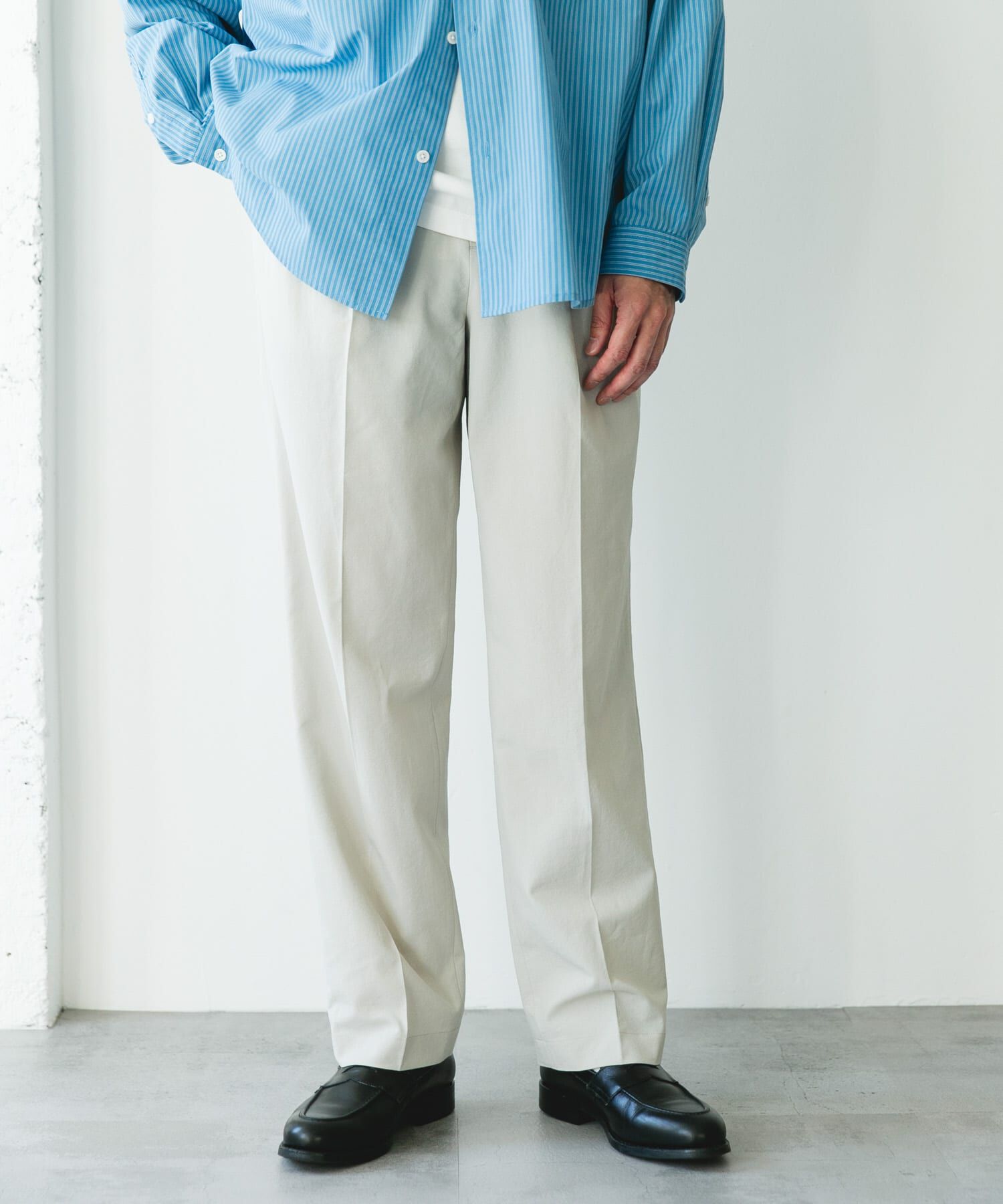 URBAN RESEARCH DOORS「『イージーケア/速乾/UVカット』クイックドライ 2タック ワイドトラウザー」|その他|