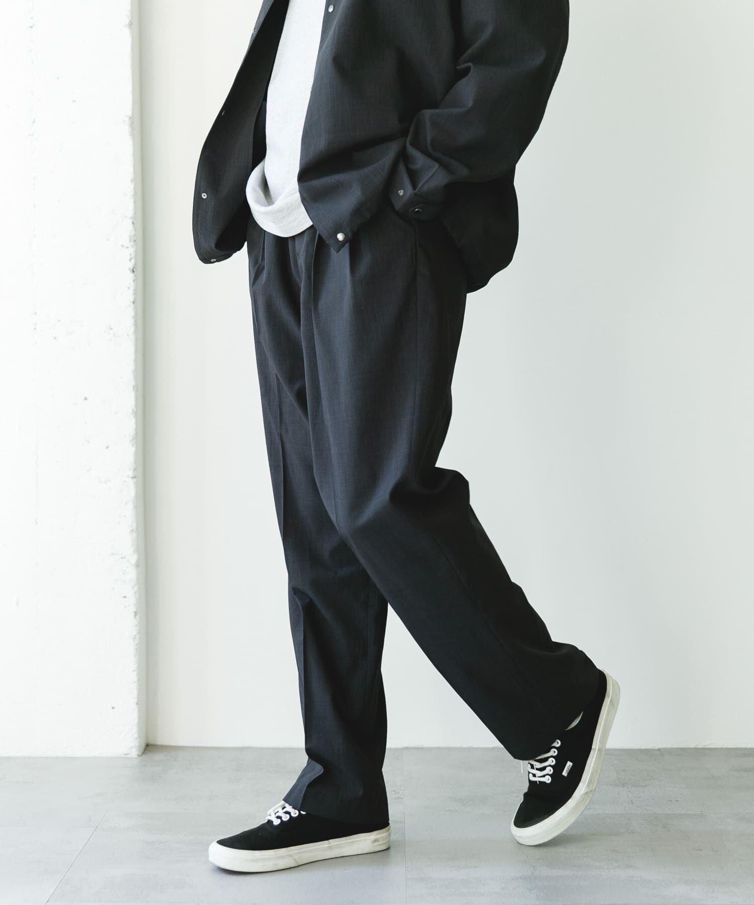 URBAN RESEARCH DOORS「『イージーケア/速乾/UVカット』クイックドライ 2タック ワイドトラウザー」|その他|